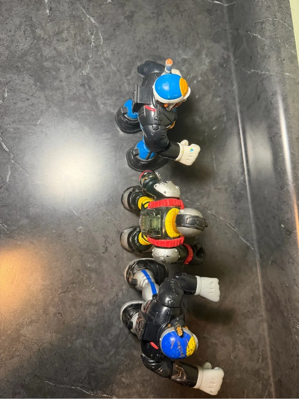 Vintage Mattel Rescue Heroes Lot Of 3, Jake Justice X2 , Rocky Canyon,90s Action